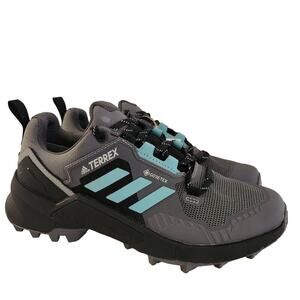 adidas Terrex Black and Teal Sneakers